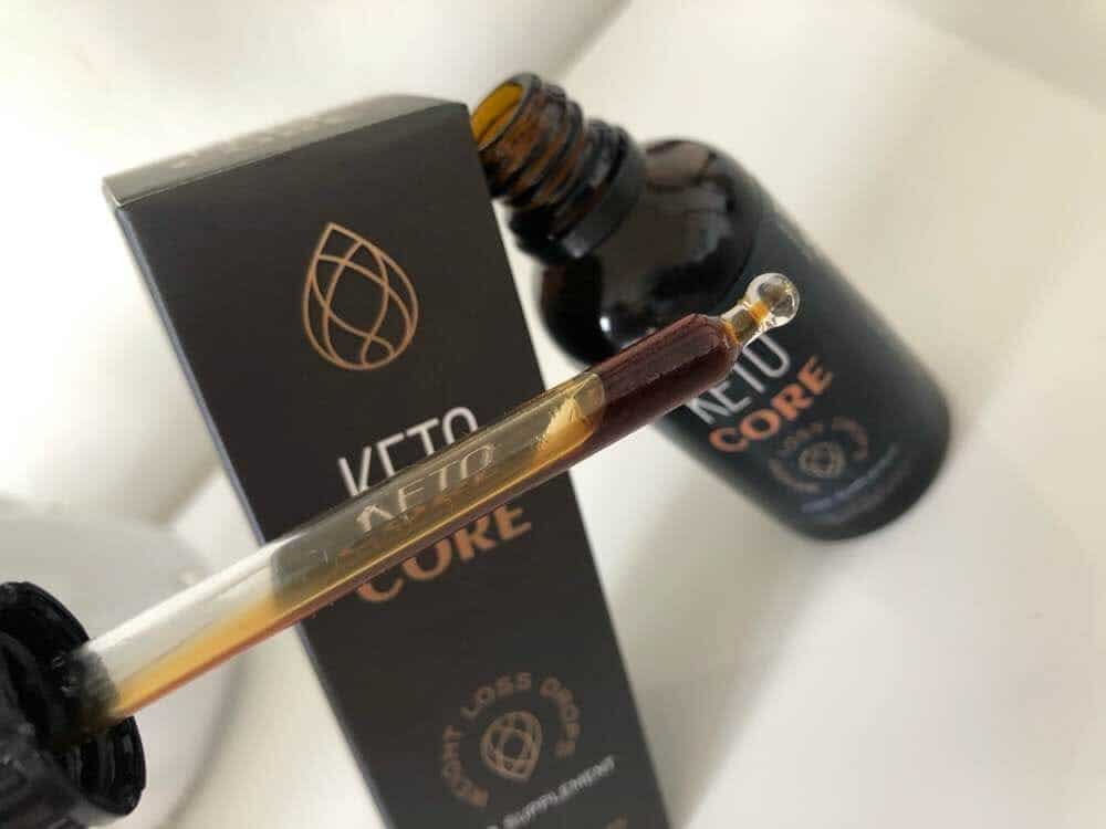  Keto Core droppar för viktminskning